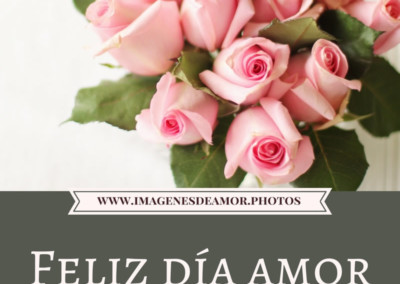 feliz dia mi amor